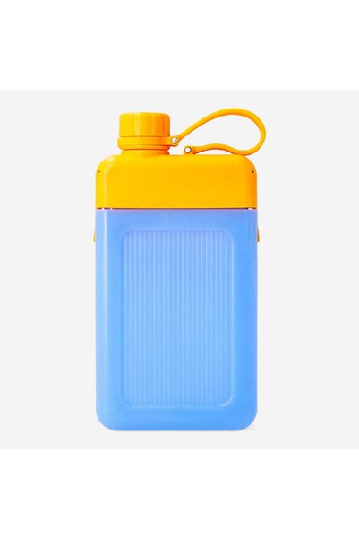 Blue Yellow Flask