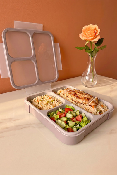 3-Compartment Portable Leak-Proof Vacuum Food and Nutrition Container