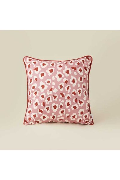 Soft Pard Throw Pillow Cover - Dried Rose / Tile - 45X45 cm