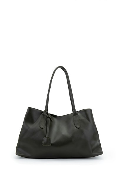Faux Leather Magnet Closure Women's Handbag Diaz Khaki