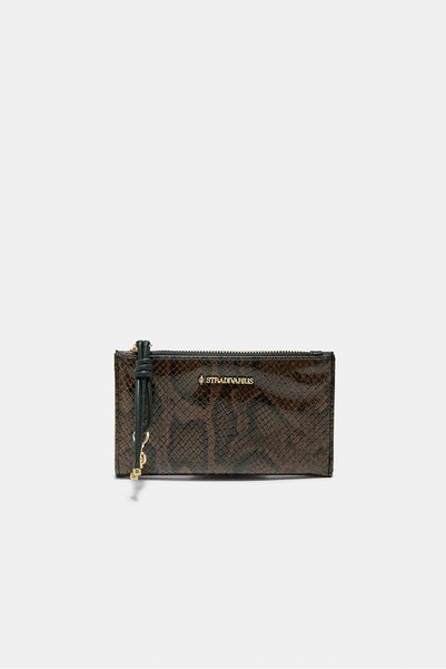 Snake Pattern Compact Wallet