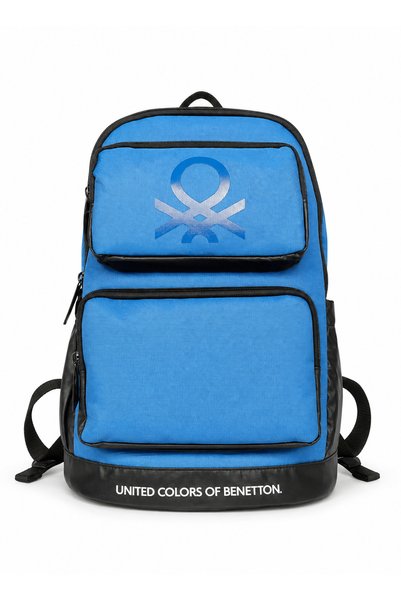 Benetton backpack, standard, blue