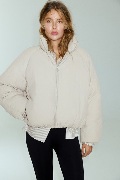 High Collar Puffer Jacket