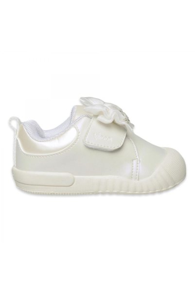 346.B26K.149 Pisi Bebe White Girls' Shoes
