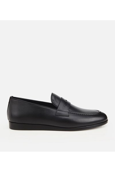 Men's Leather Black Classic Loafer