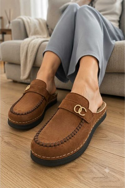 Women'S, Suede Look, Metal Buckle, Daily, Casual, Comfort Slippers