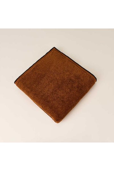Soft Marco Face Towel - Brown - 50X90 cm