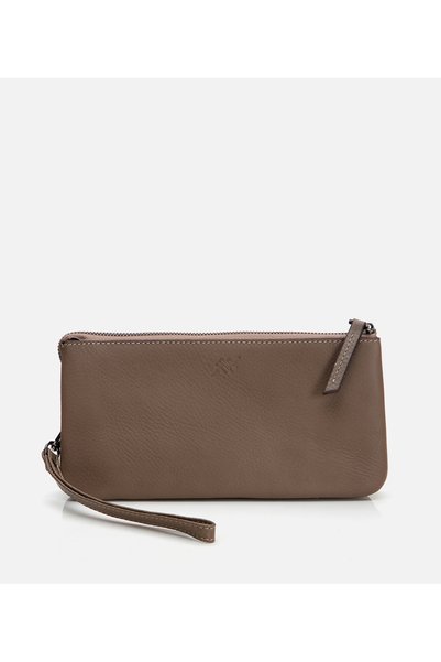 Genuine Leather Beige Men's Bag