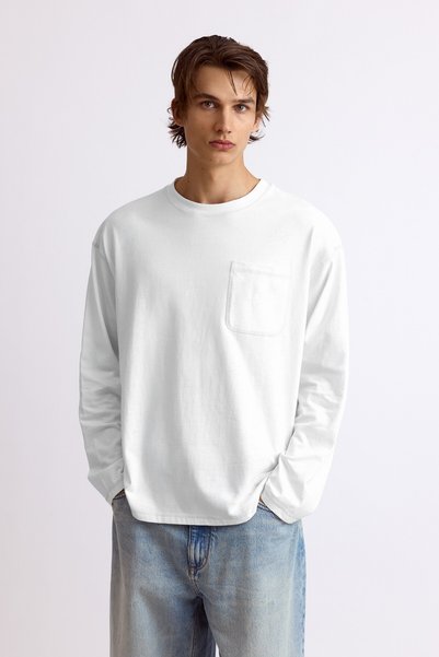 Relaxed Fit Long Sleeve T-Shirt