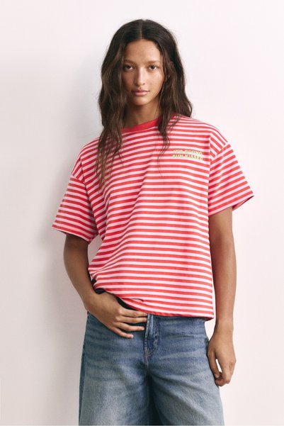Written Striped T-Shirt
