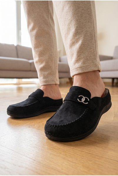 Women'S, Suede Look, Metal Buckle, Daily, Casual, Comfort Slippers