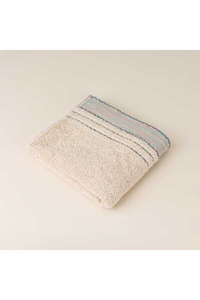 Soft Grad Face Towel - Beige / Blue - 50X90 cm