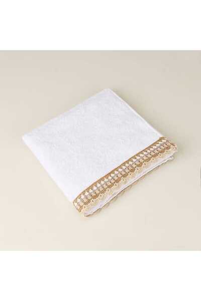 Soft Enil Face Towel - Ecru - 50X90 cm