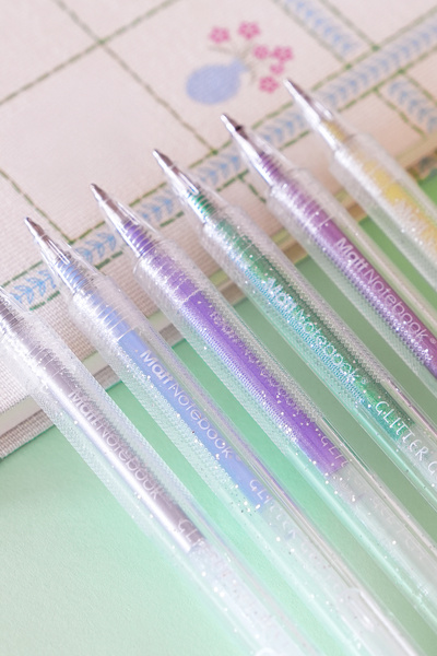 1.0 mm 6-Piece Glitter Gel Pen Set