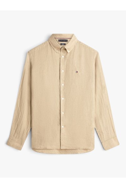 Pigment Dyed Li Solid Rf Shirt Men's Green Shirt - Mw0Mw41530