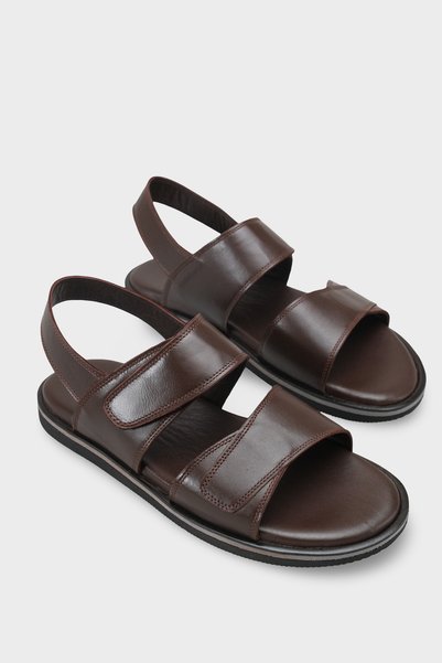 Wilfrid Velcro Double Strap Open Toe Men's Sandals