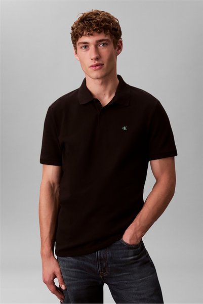 Men's black polo t-shirts