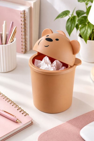 Bears Mini Desktop Trash Can 1 Lt