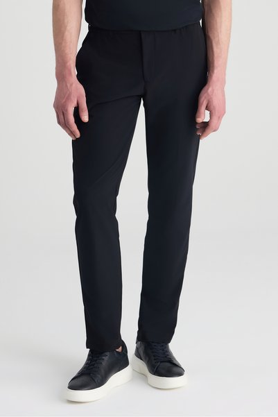 Ds Damat Relaxed Fit (Pile-Free) Black Plain Jogger Pants
