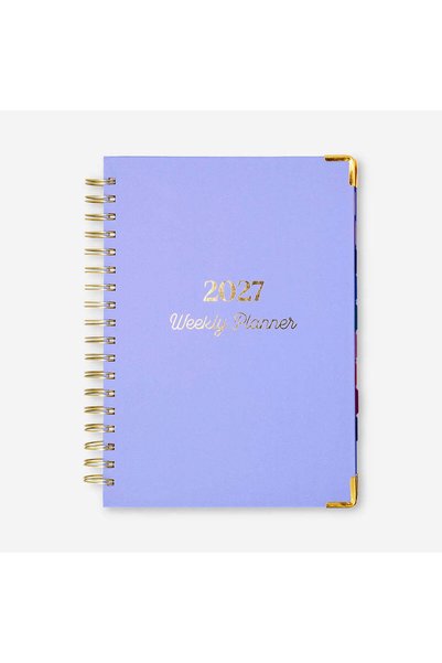 Blue Spiral Weekly Planner 2027