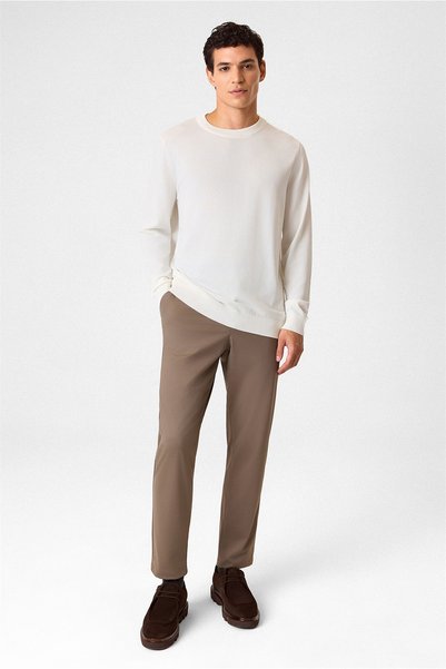 White Crew Neck Sweater
