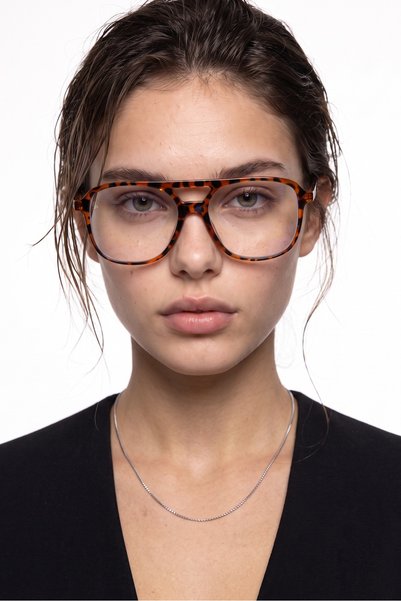 Cleo Leopard Blue Light Protective Glasses