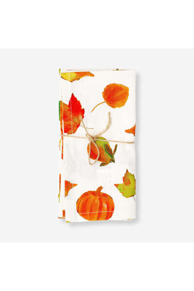 Autumn Patterned Cotton Fabric Napkin