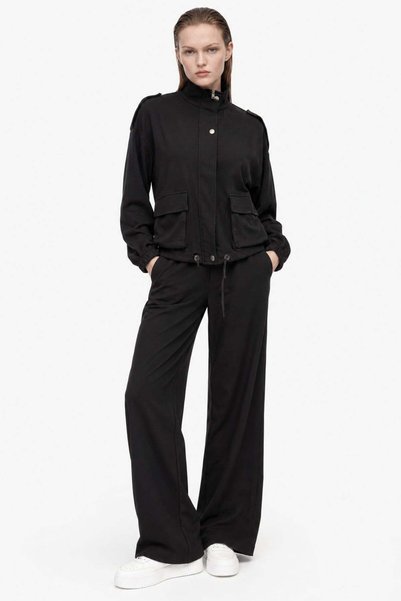 Modal Top and Bottom Set with Flap Pockets