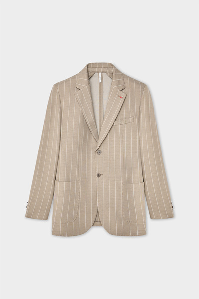 Ds Damat Regular Fit Mink Printed Suit