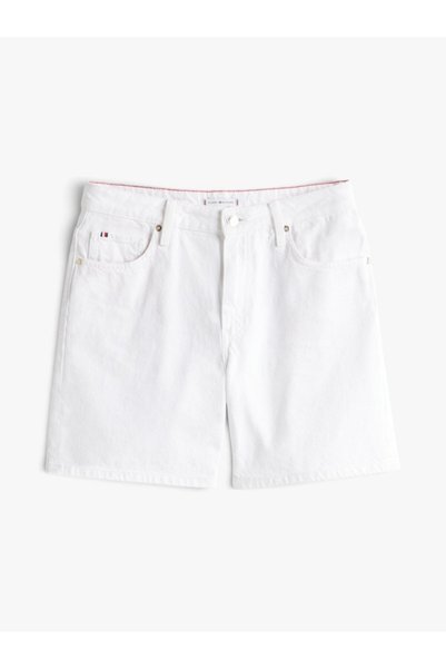 DNM STRAIGHT SHORT RW WHITE Women's White Shorts - WW0WW45924