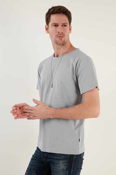 Cotton Crew Neck Basic t Shirt Men's t Shirt 59020001