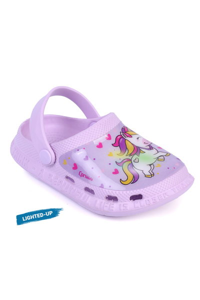 Led Lighted Children's Sandals with Cute Giraffe Design
