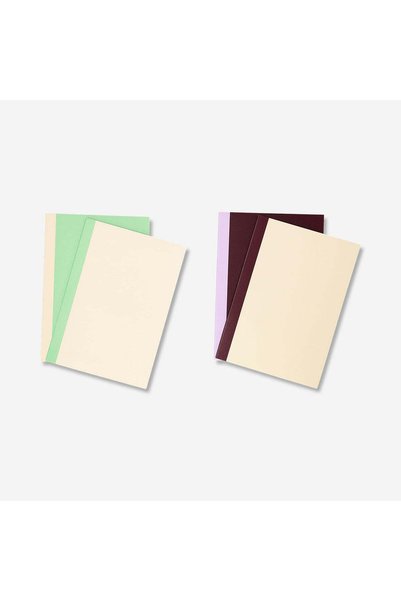 Set of 4 Green A5 Notebooks