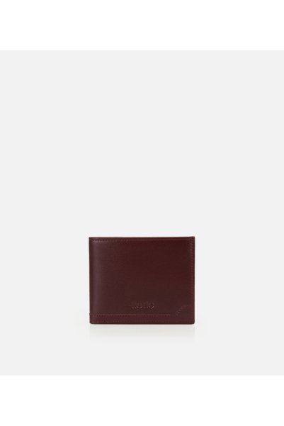 Men's Leather Claret Red Wallet