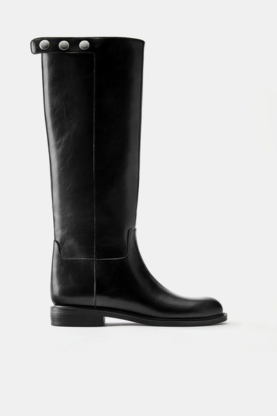 Studded Long Boots