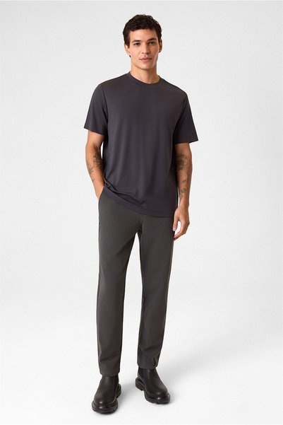 Regular Fit Crew Neck Anthracite T-Shirt