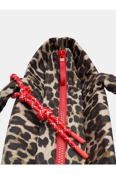 Animal Pattern Technical Fabric Weekend Bag