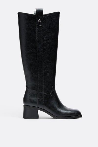 Rider Style Heeled Boots
