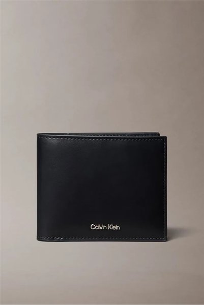 Raised Bill Fold Men's Wallet Black