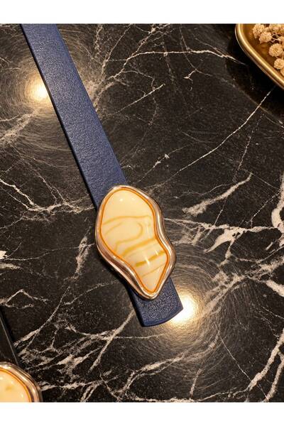 Ital Design Thin Belt with Buckle, Pants Belt, Shirt Belt, Coat Belt