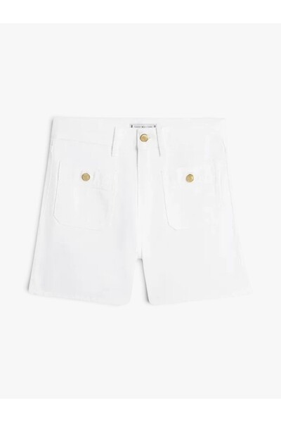 Dnm Clr Mini Short Hw Women's White - Ww0Ww49579