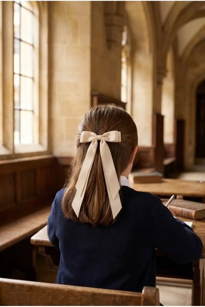 Bowknot Otomat Buckle Ecru