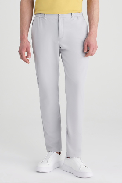 Ds Damat Relaxed Fit (Pile-Free) Gray Plain Jogger Pants