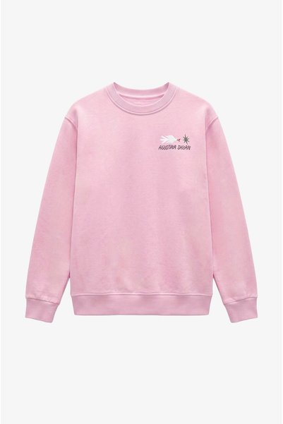 Pink Agustina Shuan Printed Sweatshirt