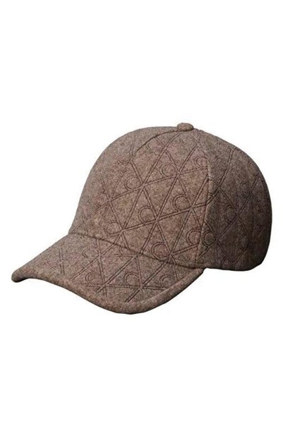 Aop Embroidered Wool Felt Cap
