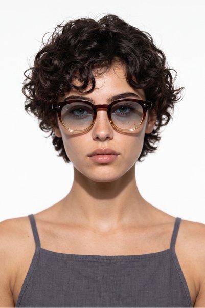 Dunke Brown Nude Blue Photochromic Sunglasses
