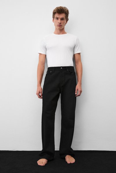 Ryder Men's Loose Fit Black Jeans