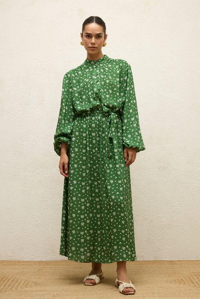Viscose Patterned Dress Ditsy