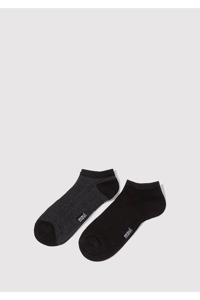 2 Pack Black Booties Socks 090985-902