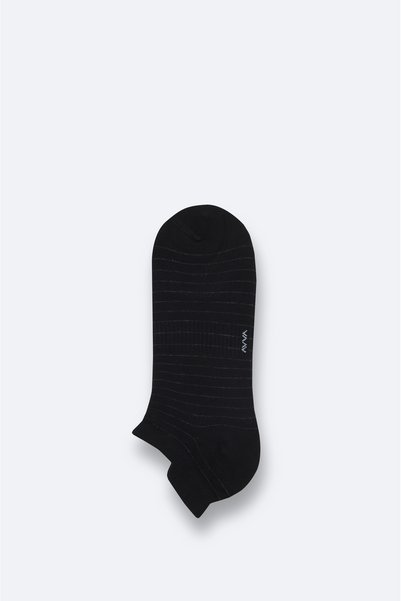 Men's Black Bamboo Blend Booties Socks B008516